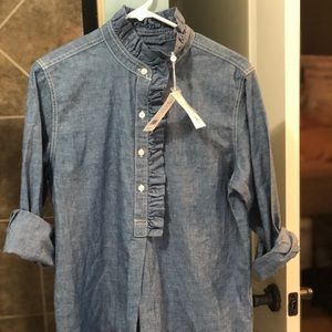 NWT Tory Burch Denim dress small sugg. retail $398